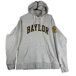 Vintage LEAGUE Men's BAYLOR & Bear Logo Pullover L/S Sweater Hoodie Medium